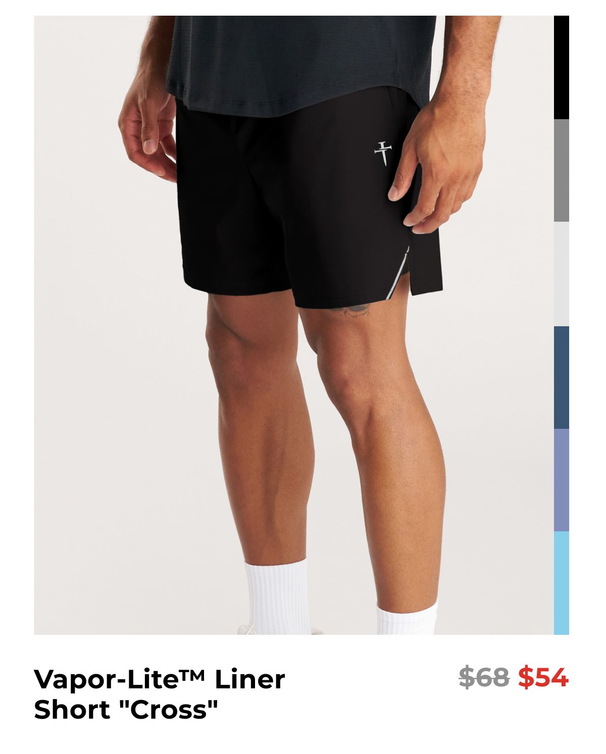 Vapor-Lite™ Liner Short "Cross" $54