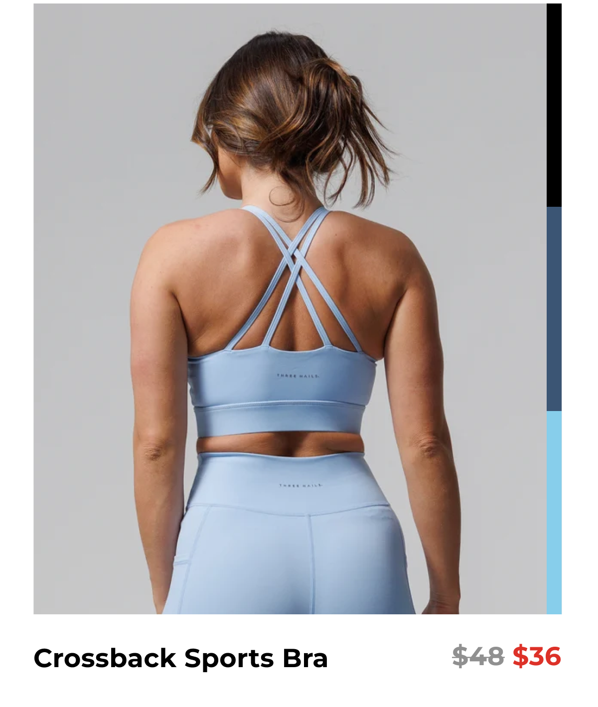 Crossback Sports Bra $36