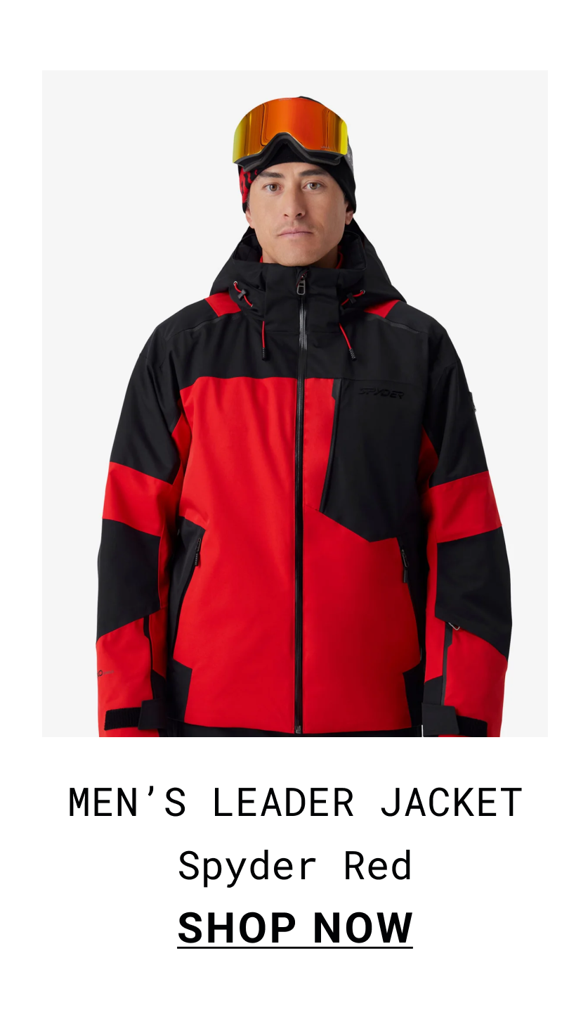 MEN'S LEADER JACKET Spyder Read