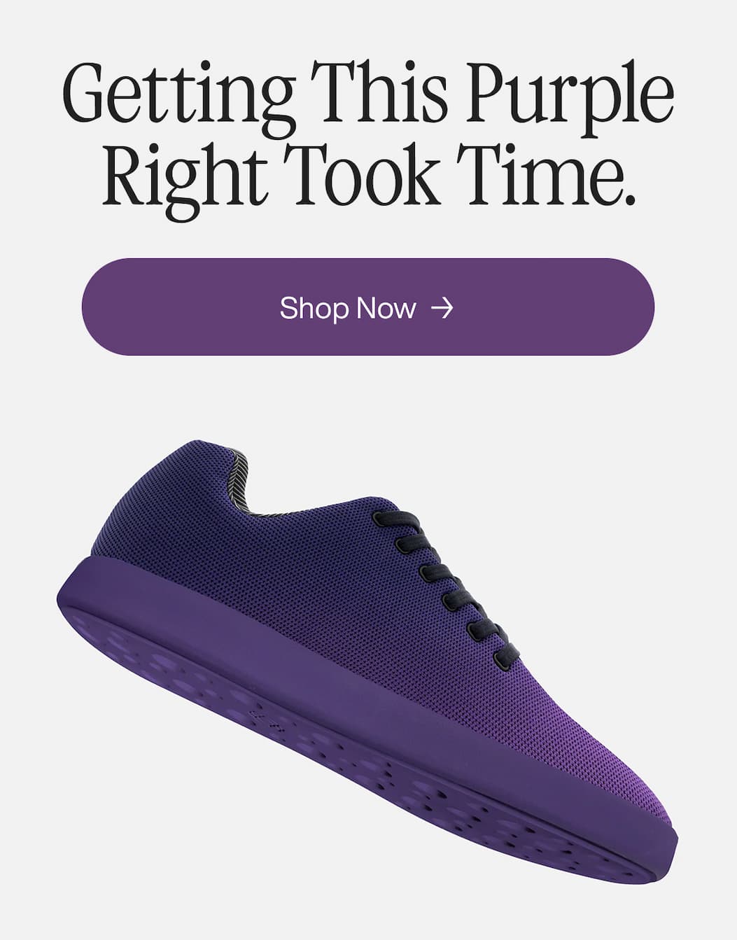 Getting this purple right took time.