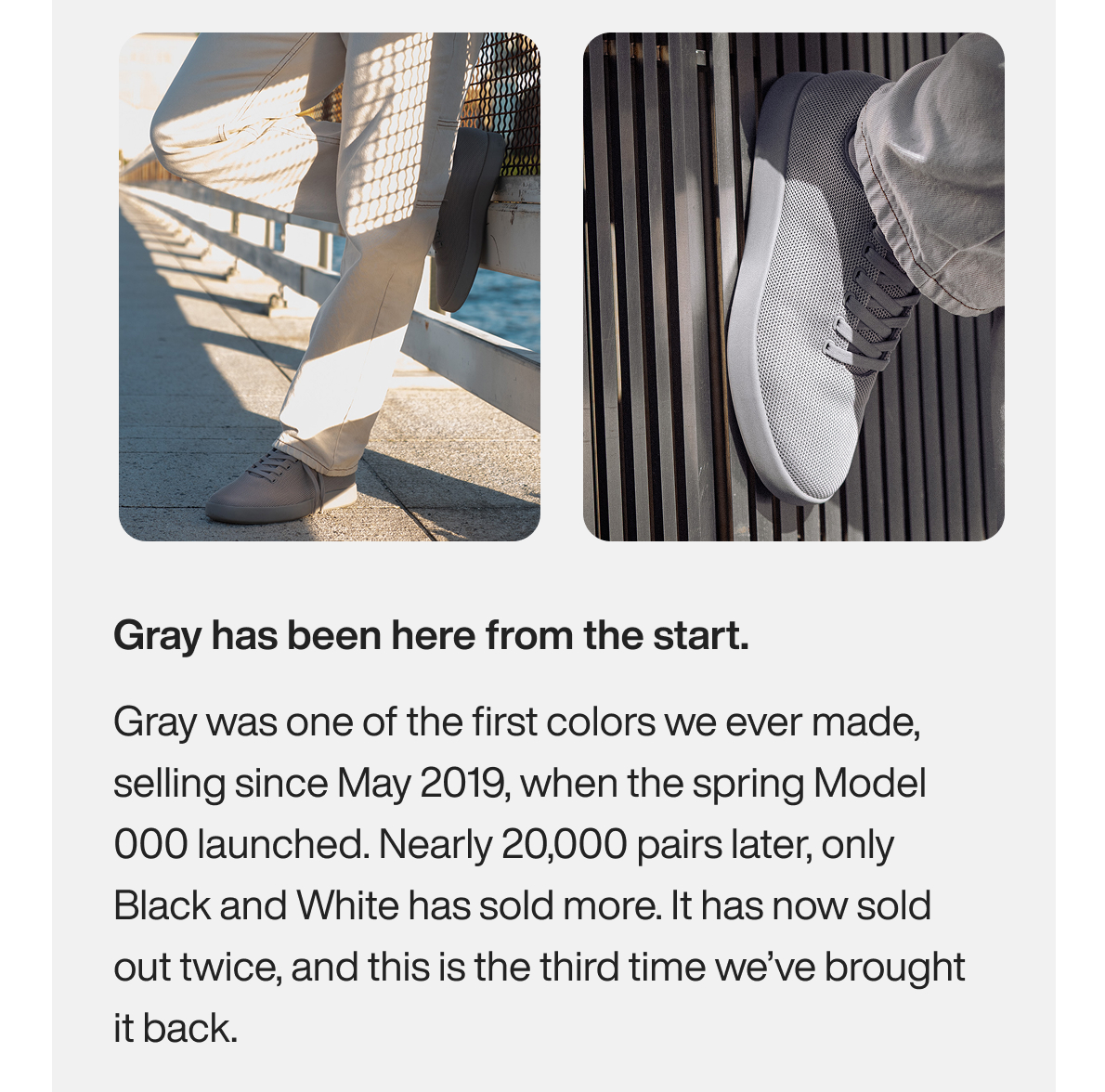 Gray has been here from the start