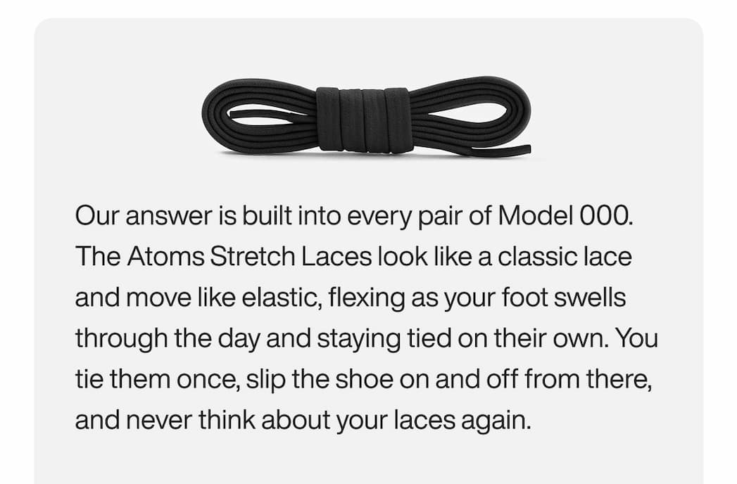 Our answer is built into every pair of Model 000.
