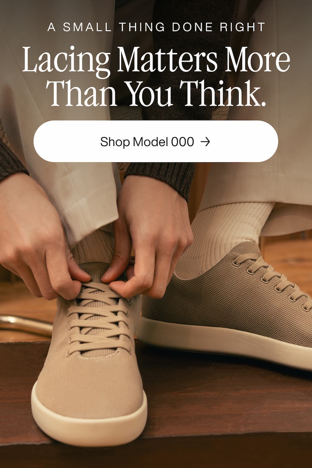 Lacing matters more than you think.