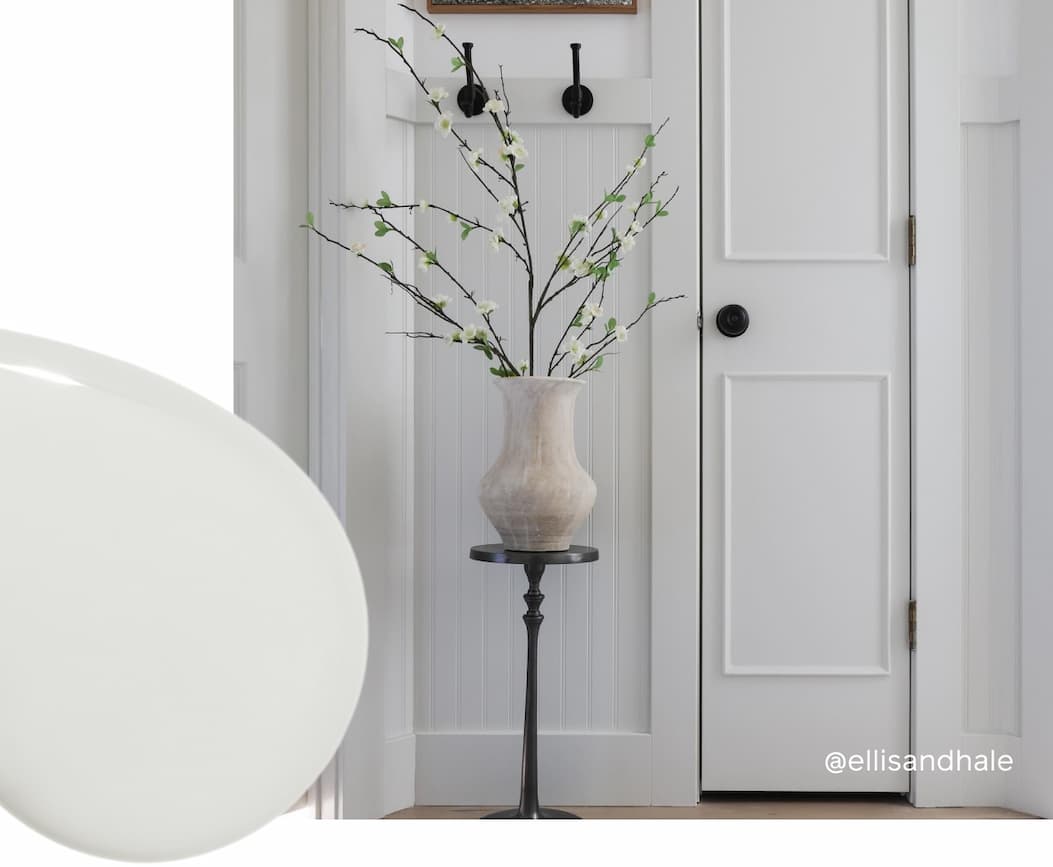 Hallway closet featuring gray neutral paint color Penthouse