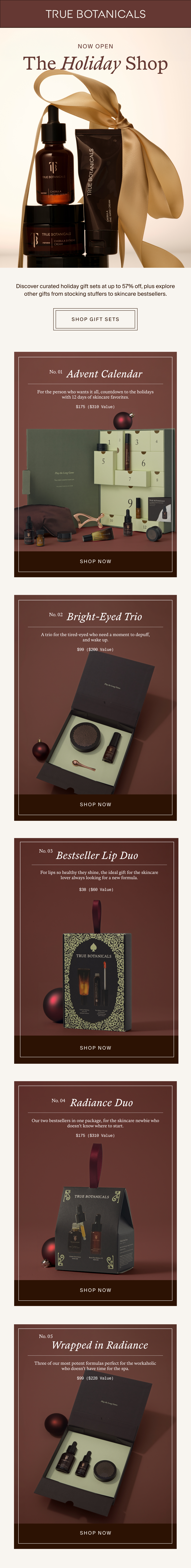 The Holiday Shop is Open