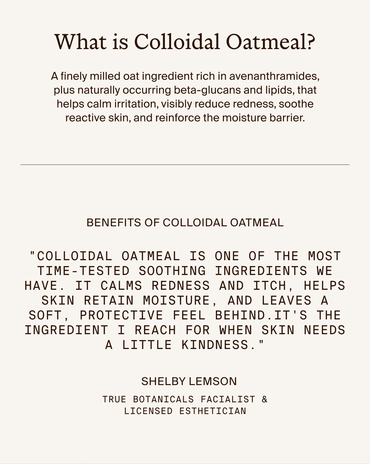 Powered by Colloidal Oatmeal