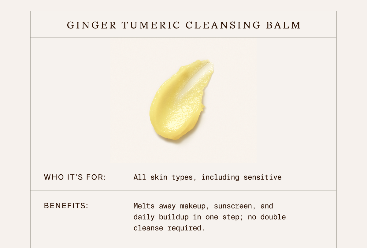 Ginger Turmeric Cleansing Balm