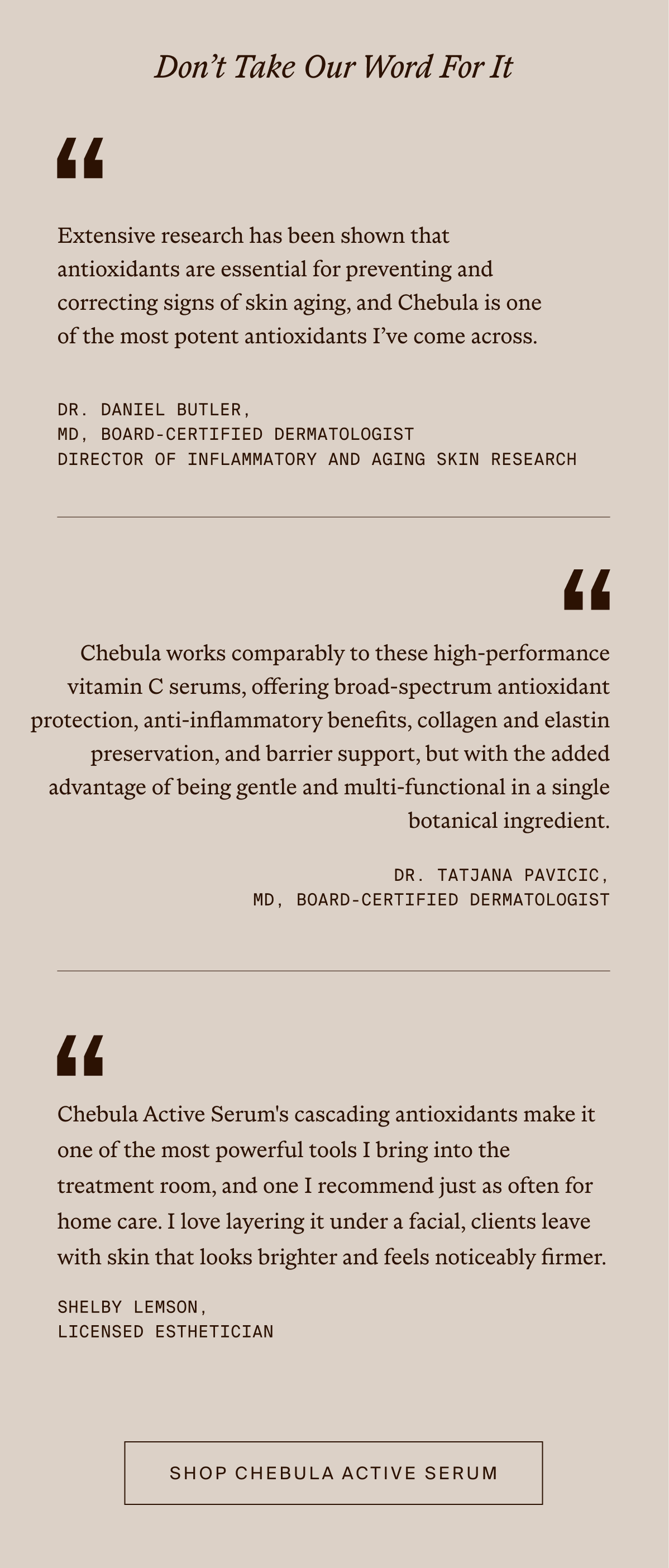 Chebula Active Serum