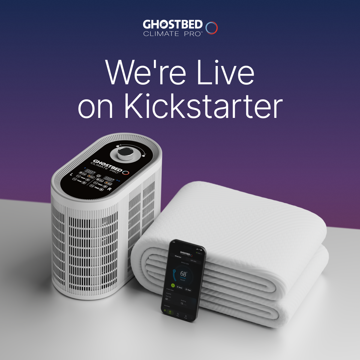 We're Live on Kickstarter — the Climate Pro™ Control Hub, cover and app