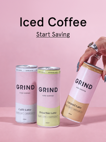 Get 40% off your first order of iced coffee cans now!