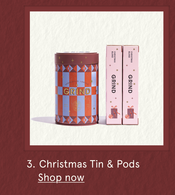 Shop Grind Coffee Pods and Tin!
