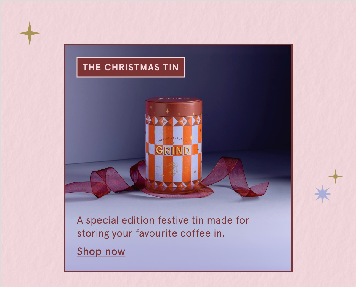 Shop our Grind Christmas Tin and Coffee Now!