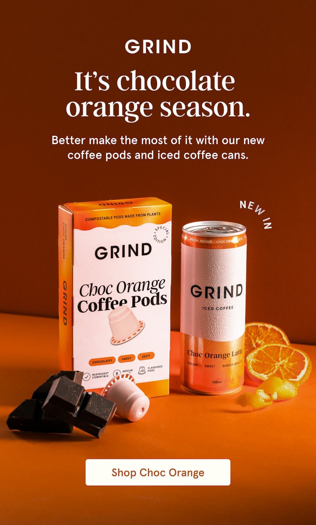 Shop our new Chocolate Orange Range Now!