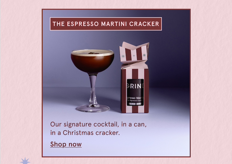 Shop our Grind Espresso Martini Cracker Now!