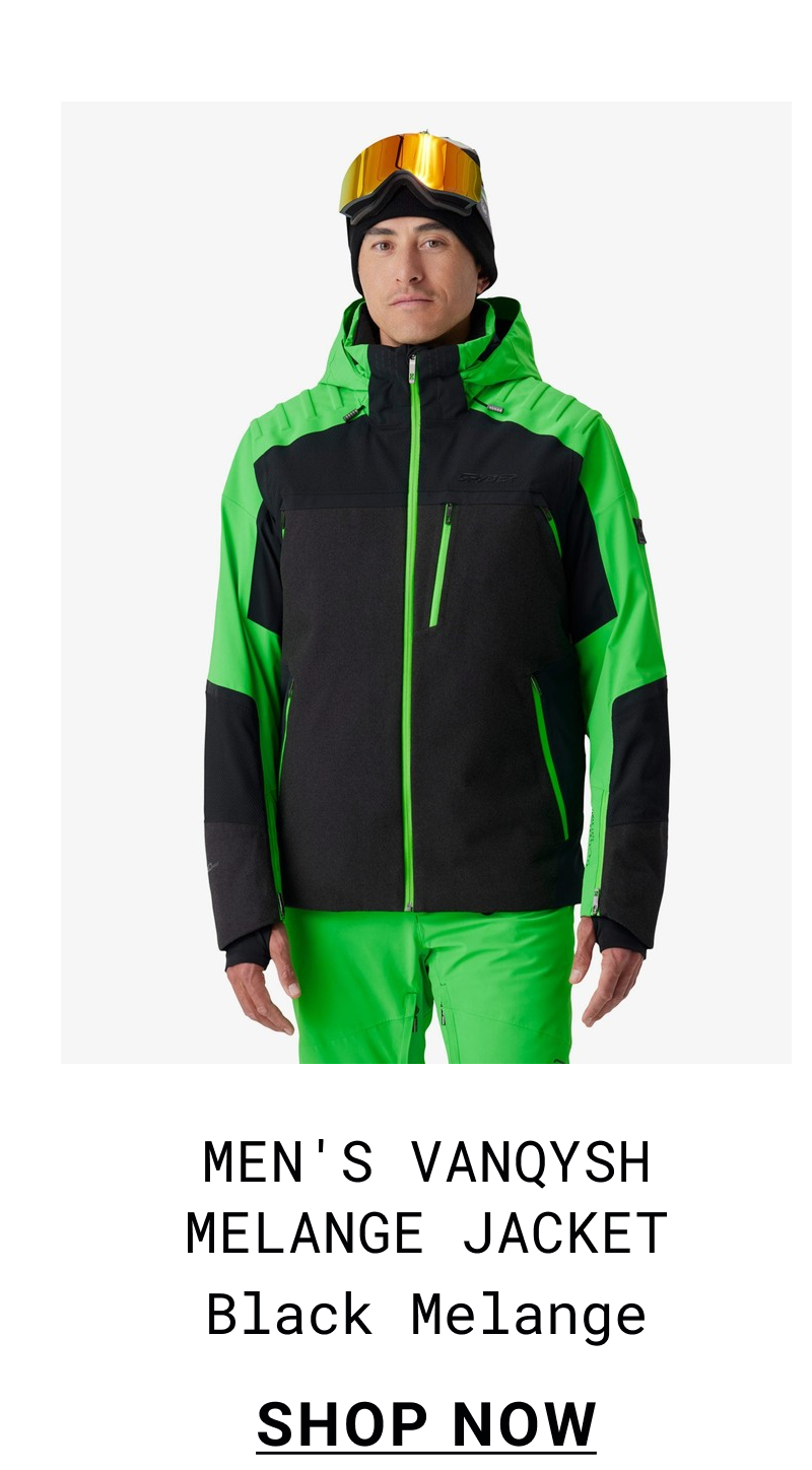 MEN'S VANQYSH MELANGE JACKET BLACK MELANGE