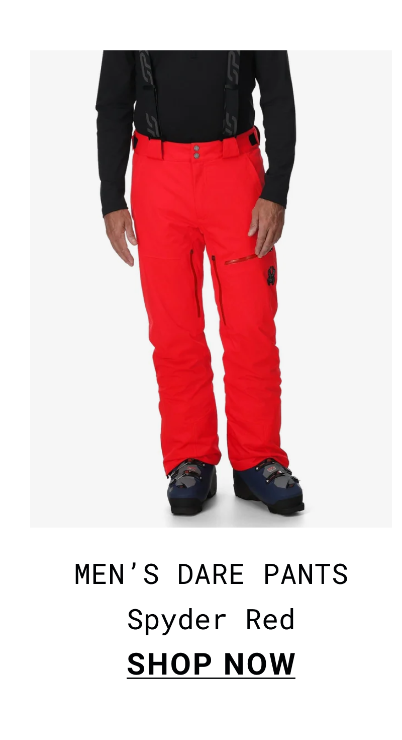 MEN'S DARE PANTS Spyder Red