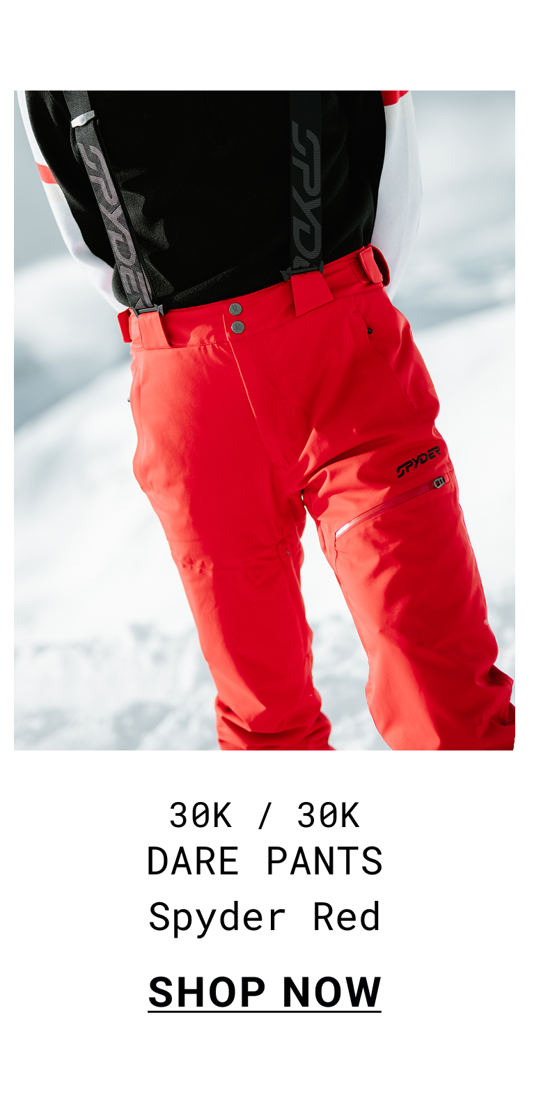 Dare Pants Spyder Red