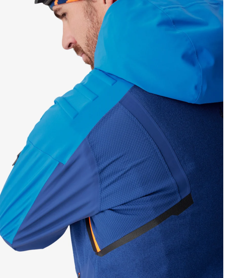 VANQYSH MELANGE JACKET INDIGO