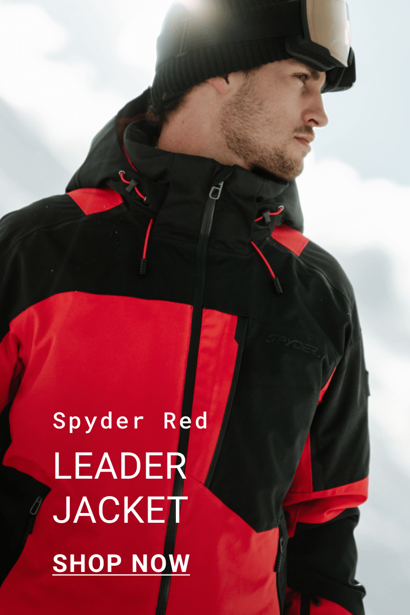 SPYDER RED - LEADER JACKET