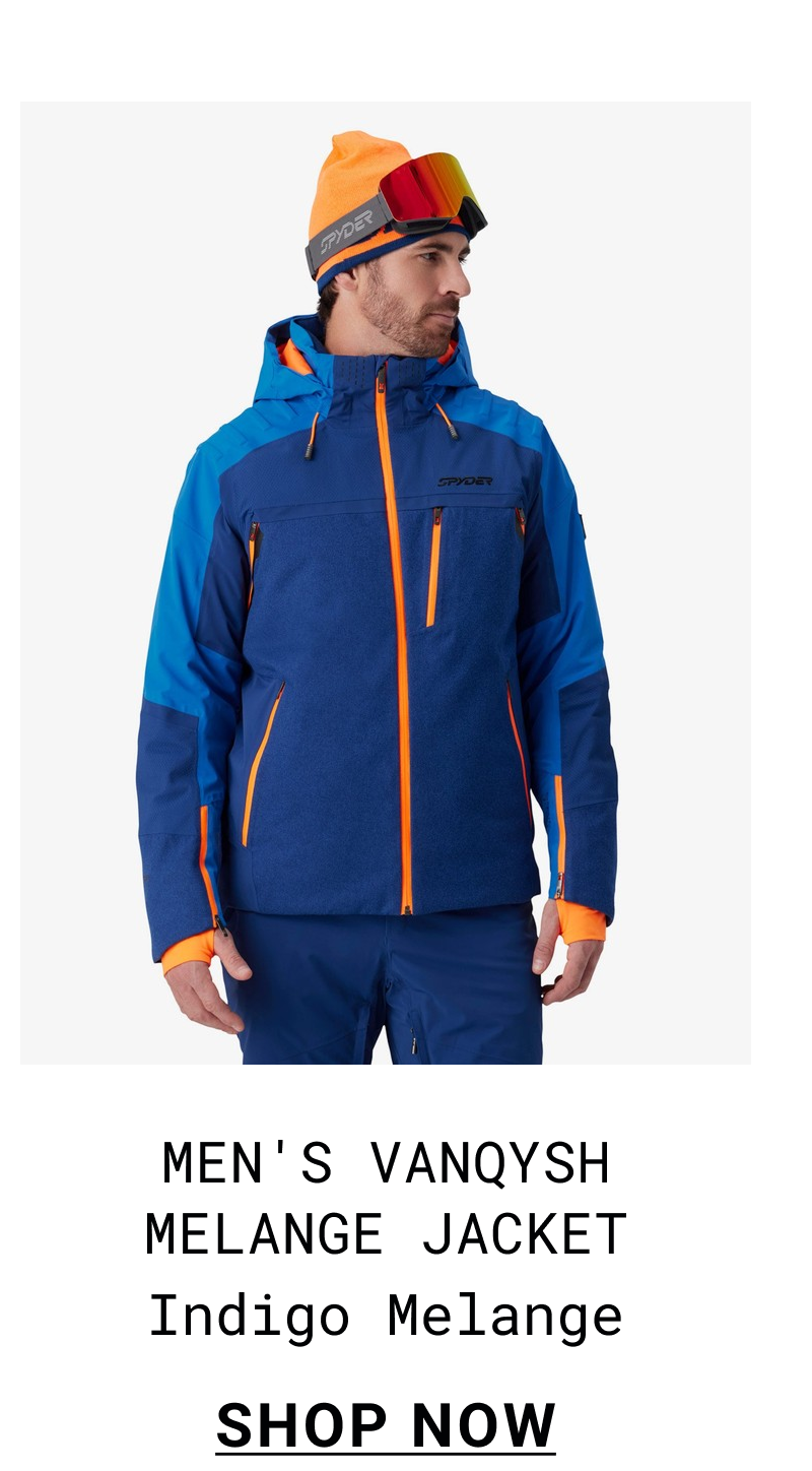 MEN'S VANQYSH MELANGE JACKET INDIGO MELANGE
