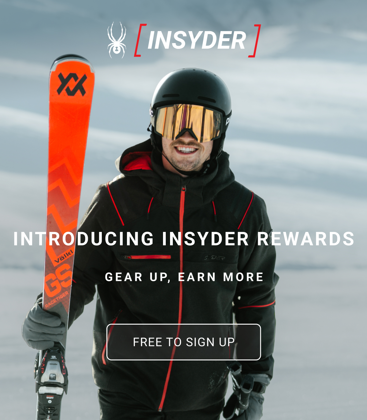 Insyder. Introducing Insyder Rewards. Gear up, Earn More.