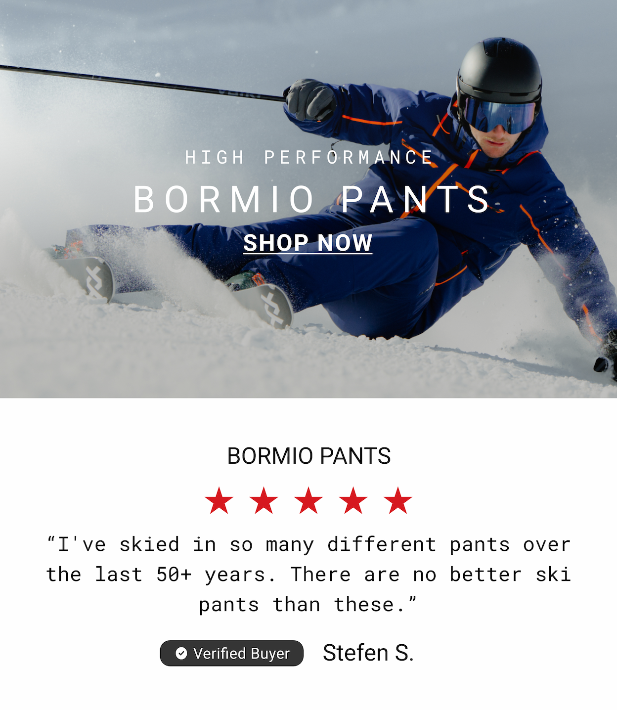 BORMIO PANTS - High Performance