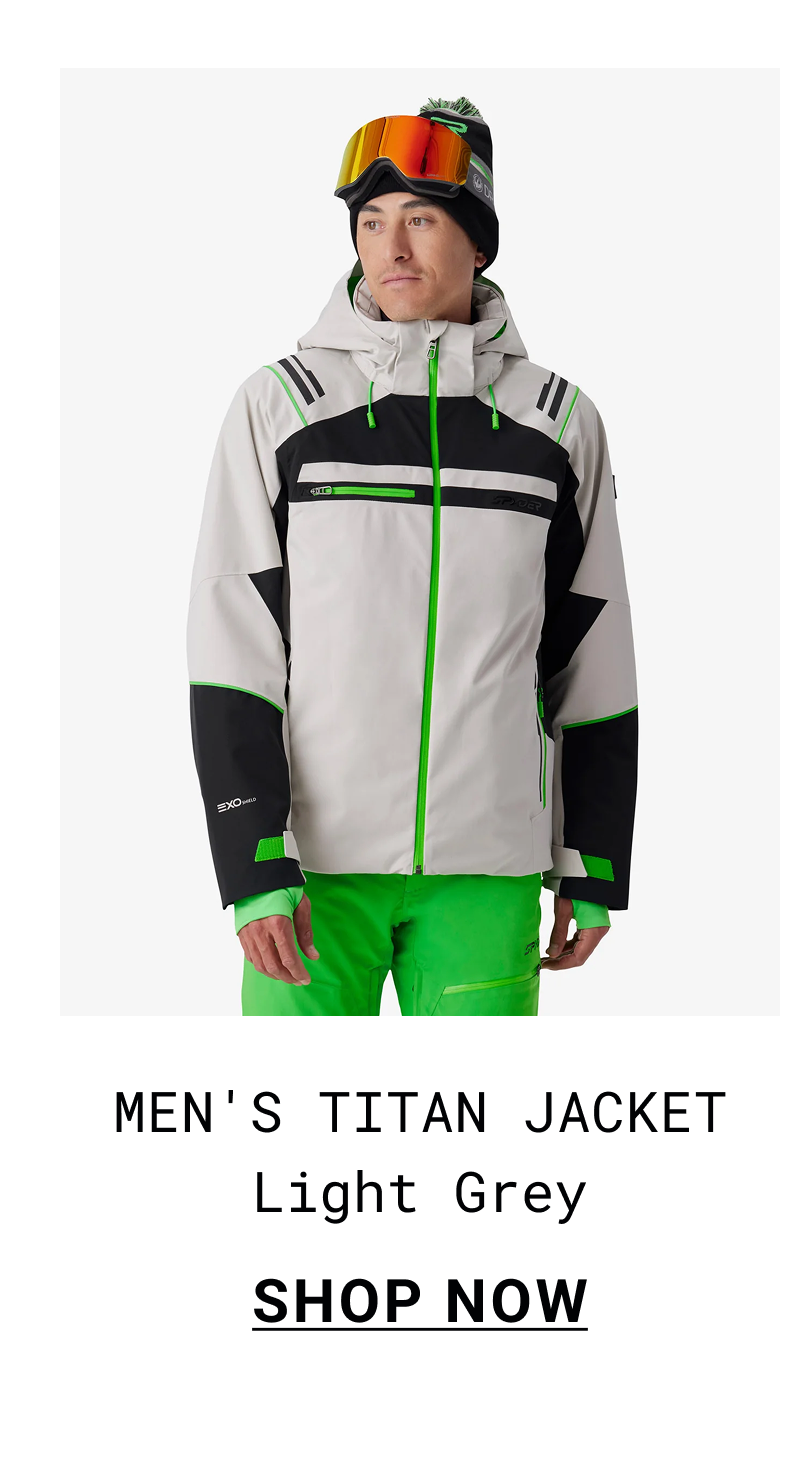 MEN'S TITAN JACKET LIGHT GREY