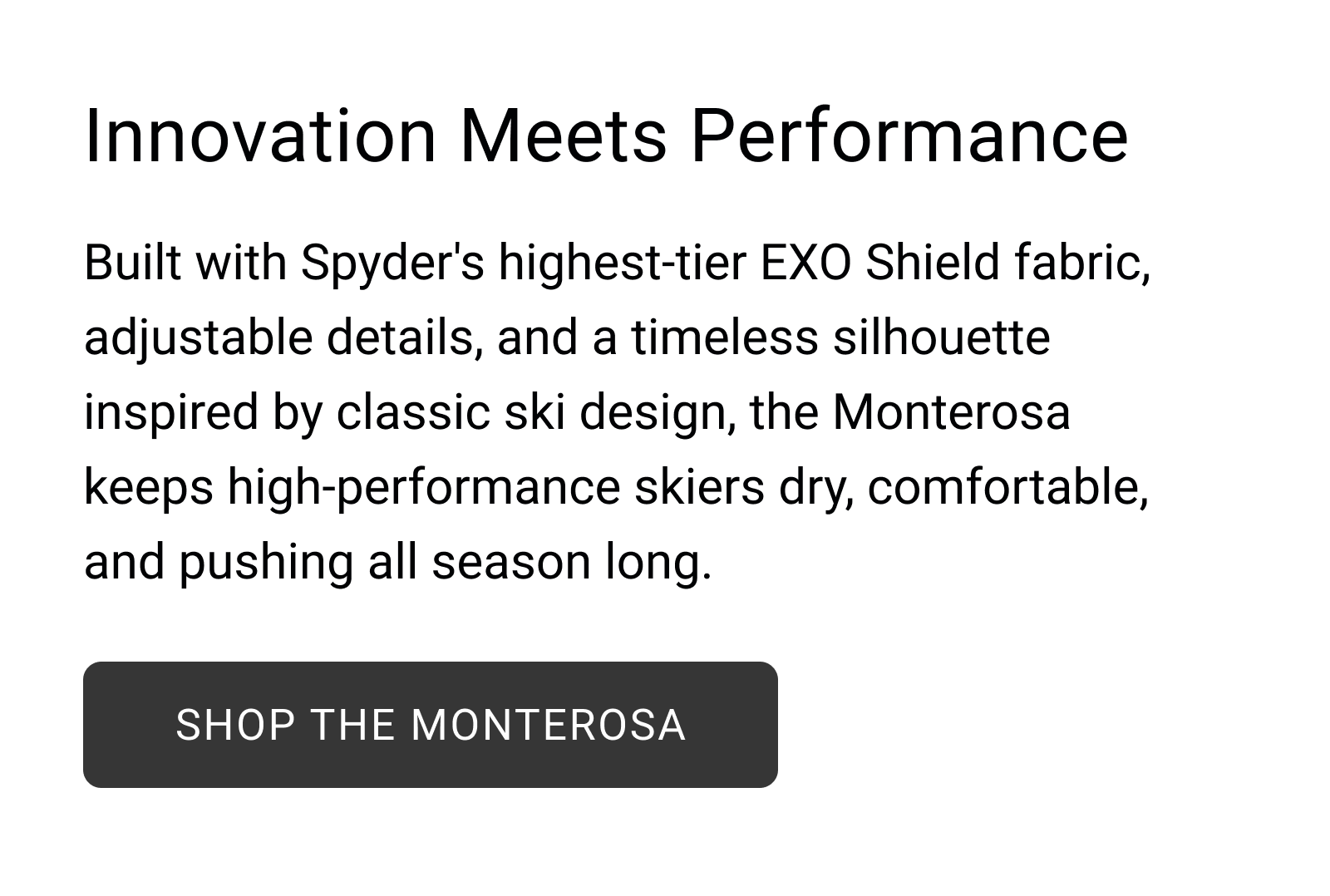Innovation Meets Performance