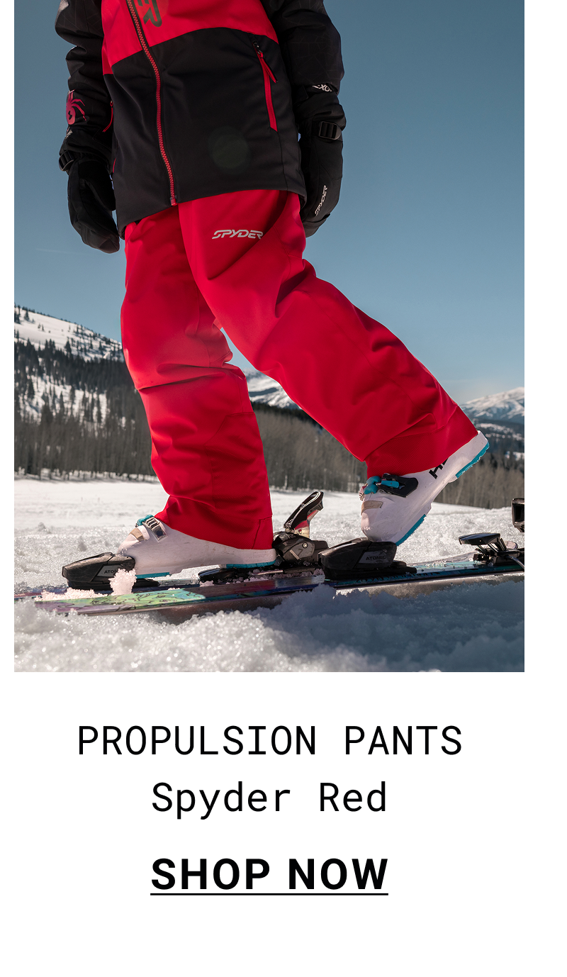 PROPULSION PANTS - SPYDER RED
