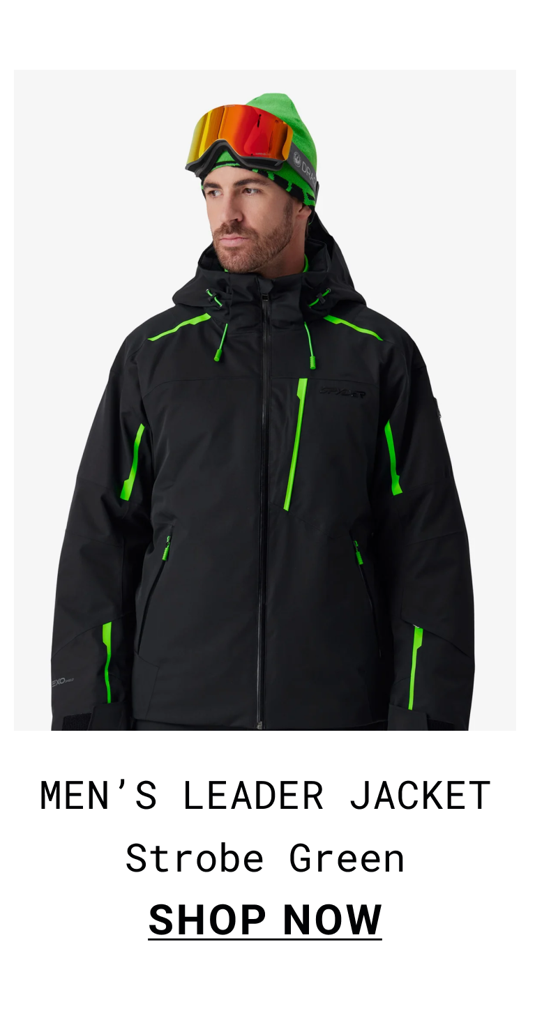 MEN'S LEADER JACKET Strobe Green