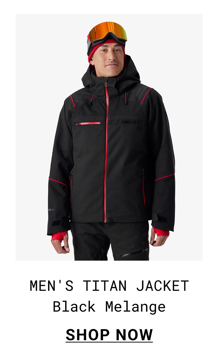 MEN'S TITAN JACKET BLACK MELANGE