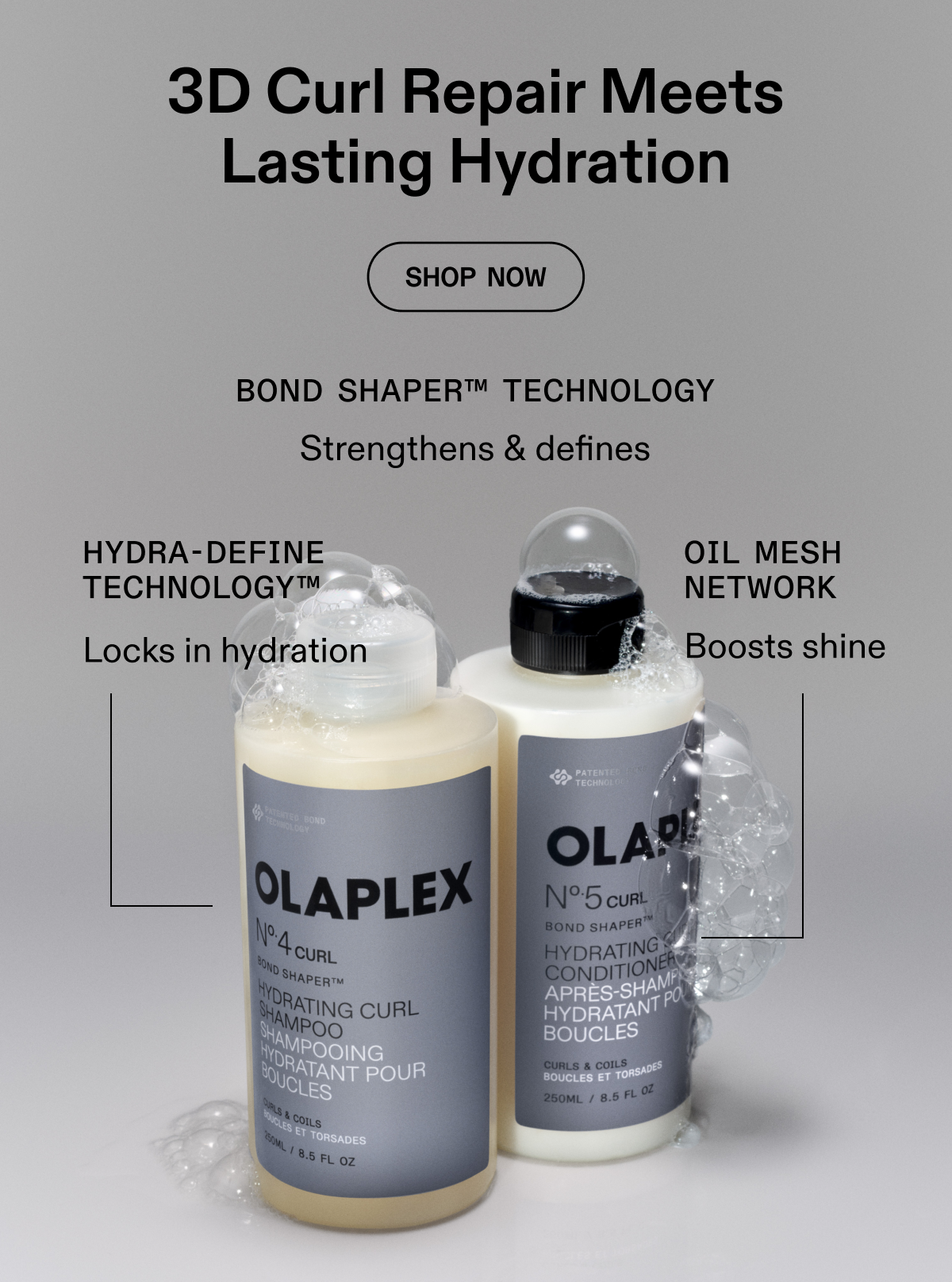 3D Curl Repair Meets Lasting Hydration | Shop Now