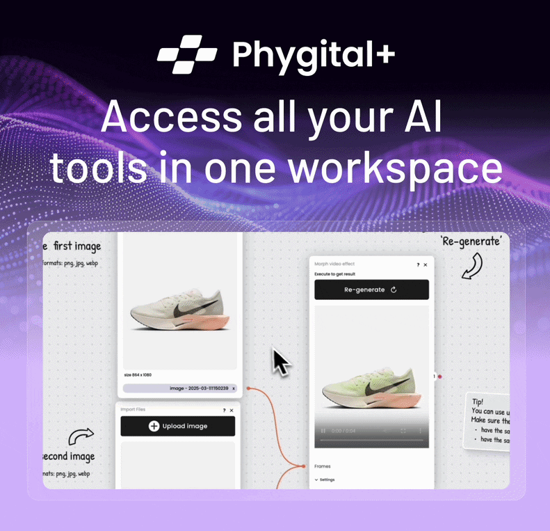 Phygital+: Access all your AI tools in one workspace