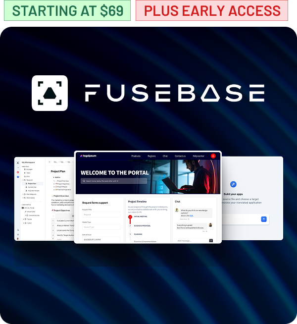 Shop FuseBase (starting at $69, Plus Early Access)