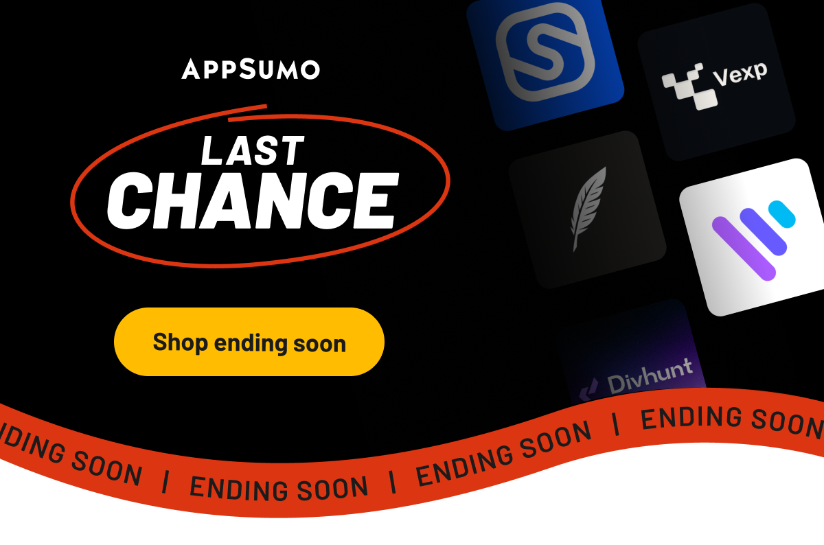 Last chance. Shop now. ending soon. 