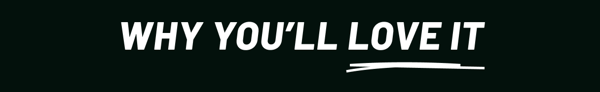 Why you'll love it