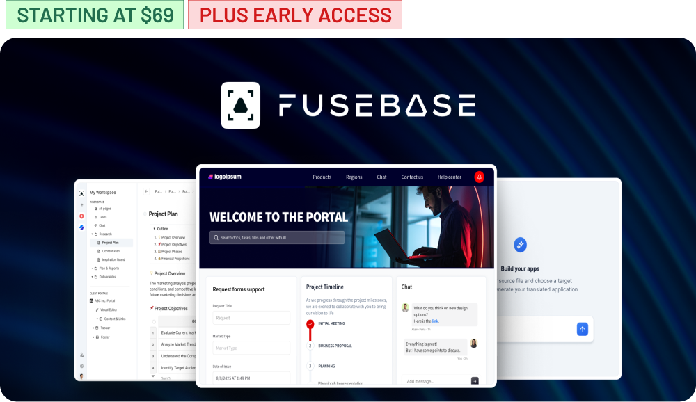 Shop FuseBase (starting at $69, Plus Early Access)