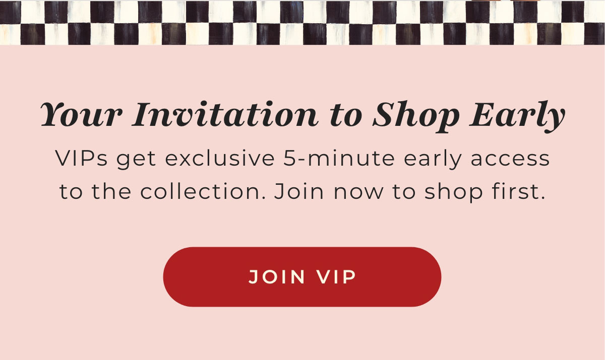 Your Invitation To Shop Early