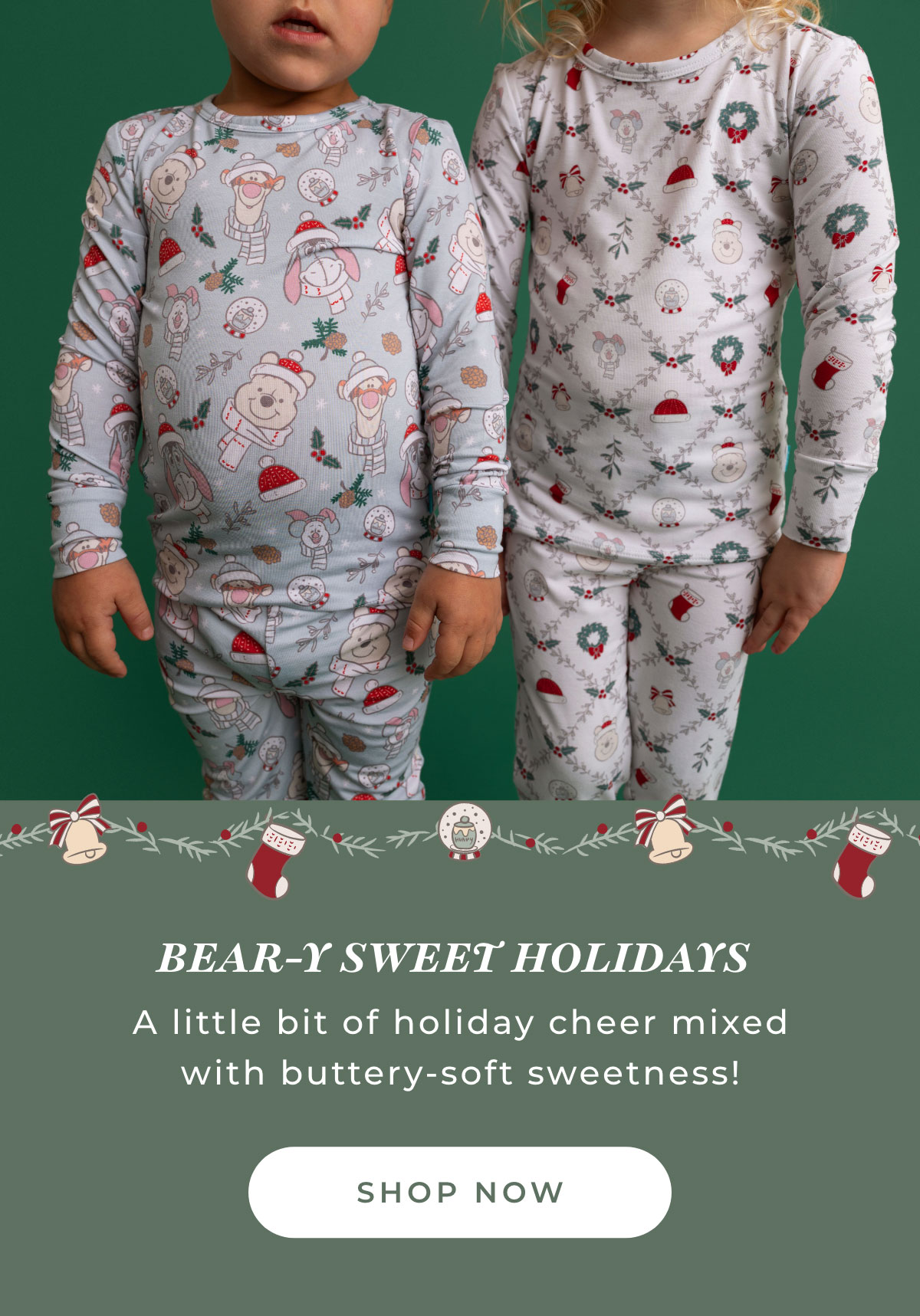 Bear-y Sweet Holidays: A little bit of holiday cheer mixed with buttery-soft sweetness! [SHOP NOW]