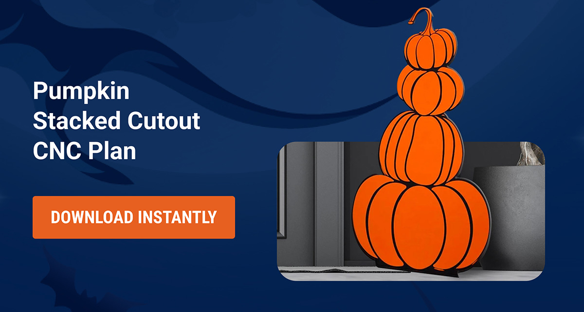 Pumpkin Stacked Cutout CNC Plan