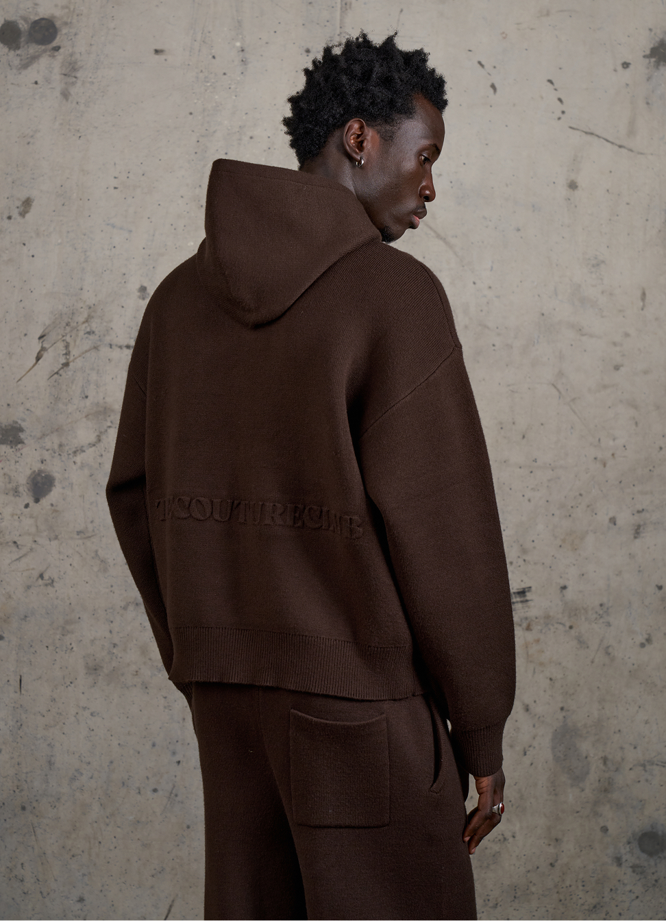 COMPACT KNIT COPYRIGHT HOODIE