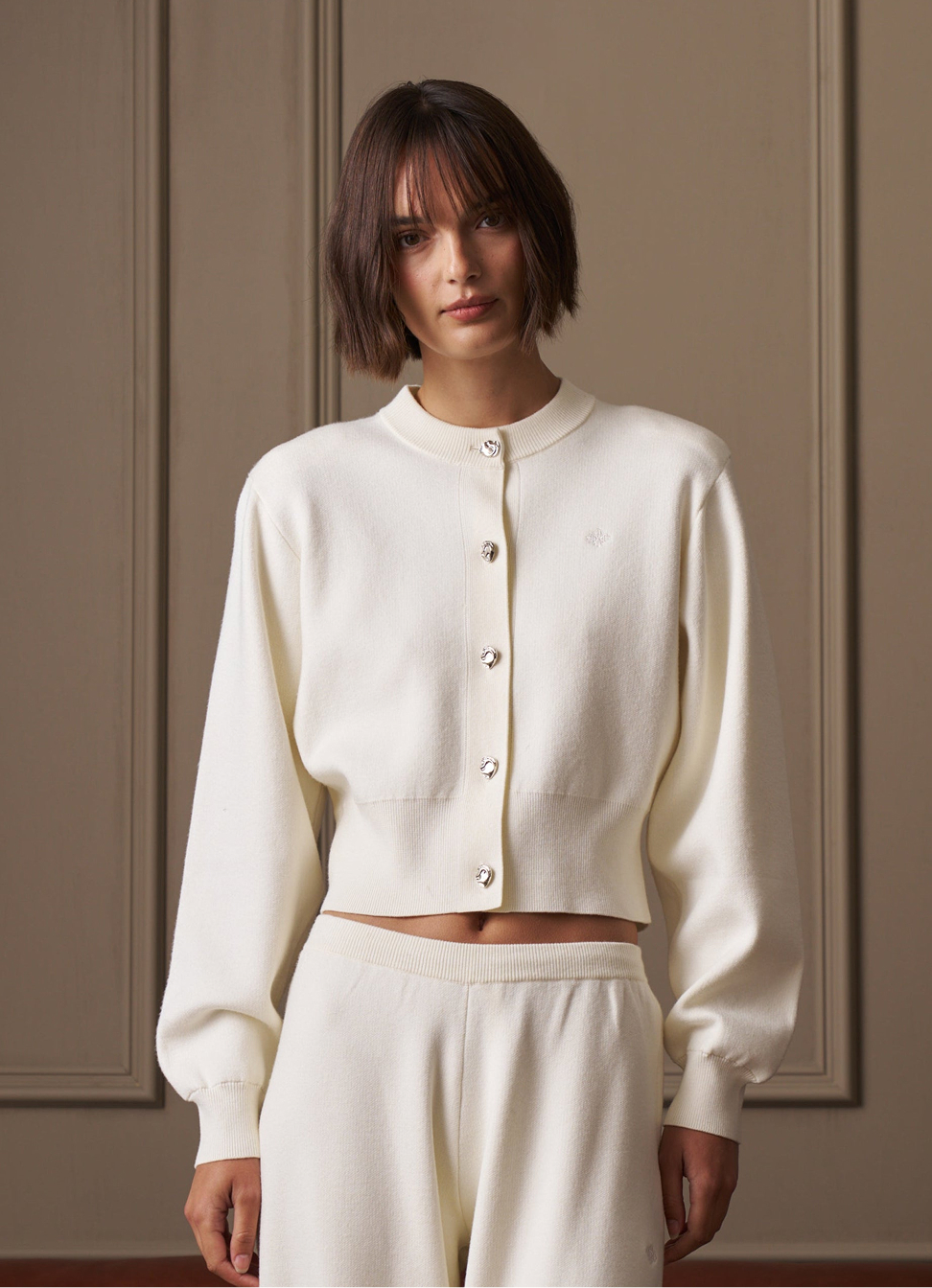 COMPACT KNIT CARDIGAN