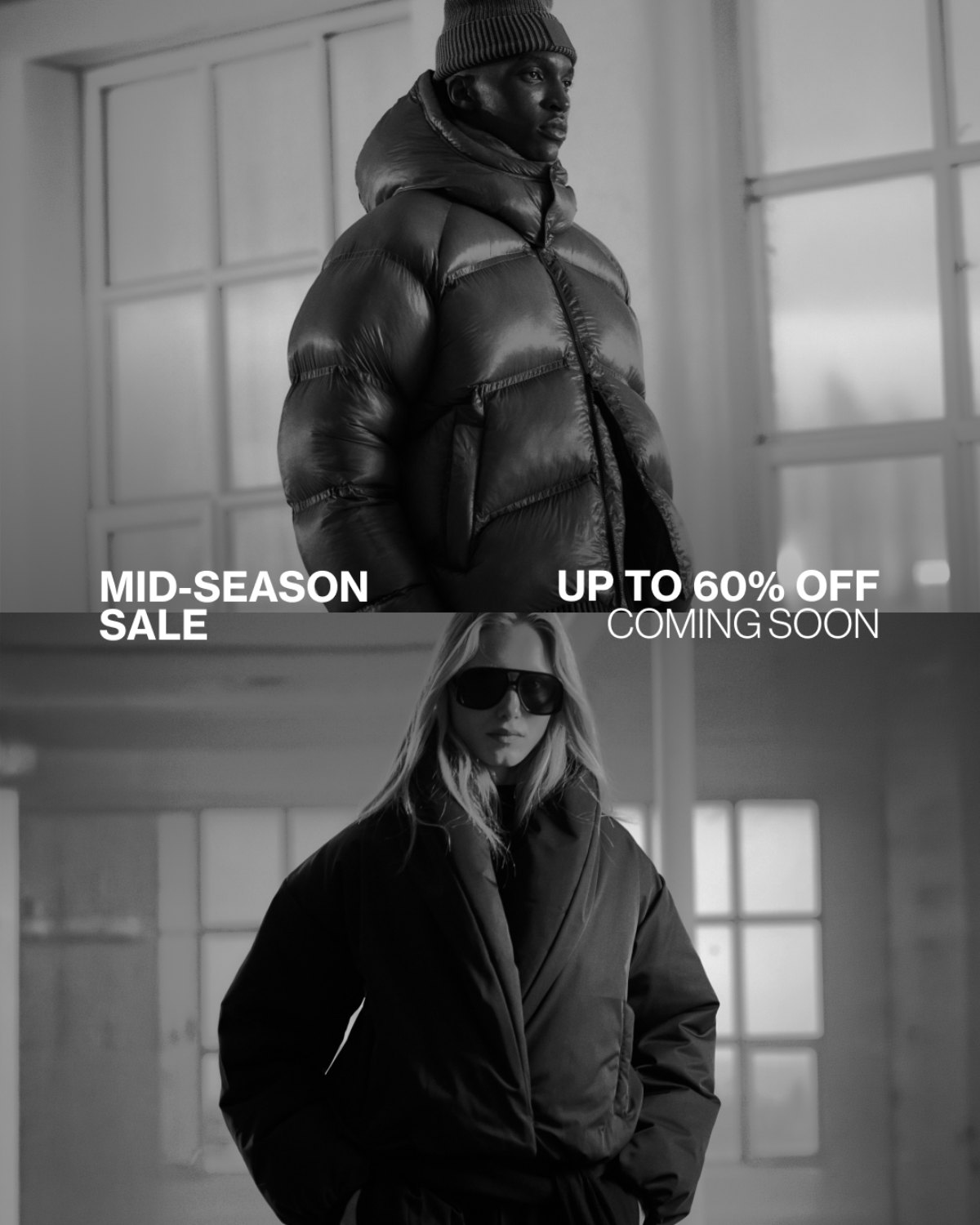 Mid-Season Sale: up to 60% off, coming soon