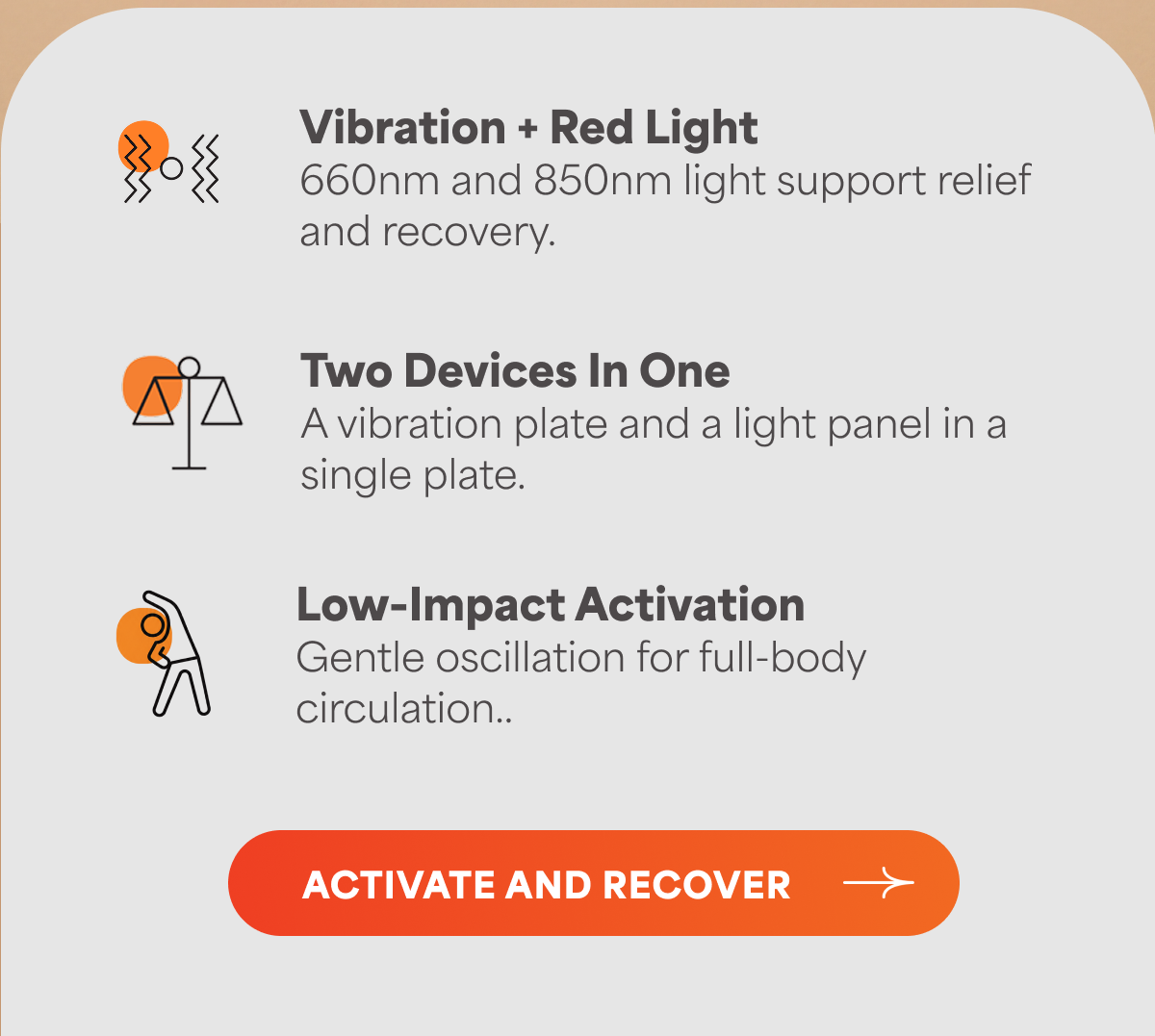Activate and Recover