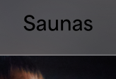 Saunas