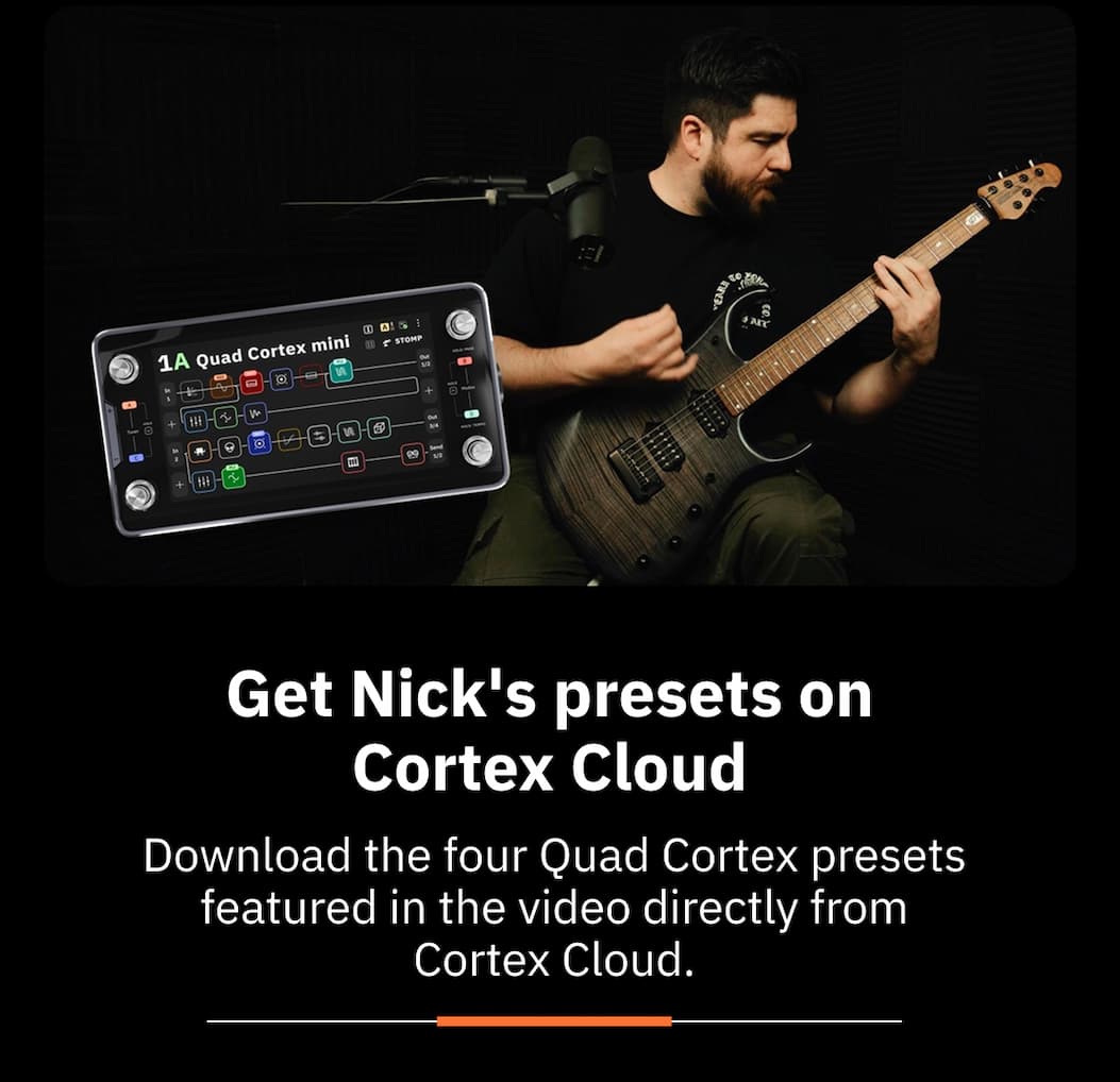 Get Nick's presets on Cortex Cloud