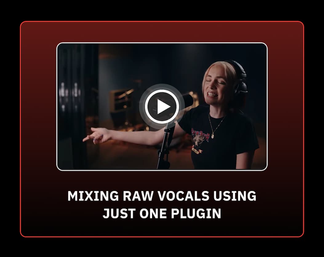Mixing raw vocals using just one plugin