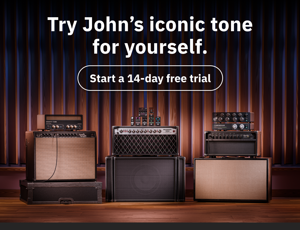 Try John’s iconic tone for yourself.