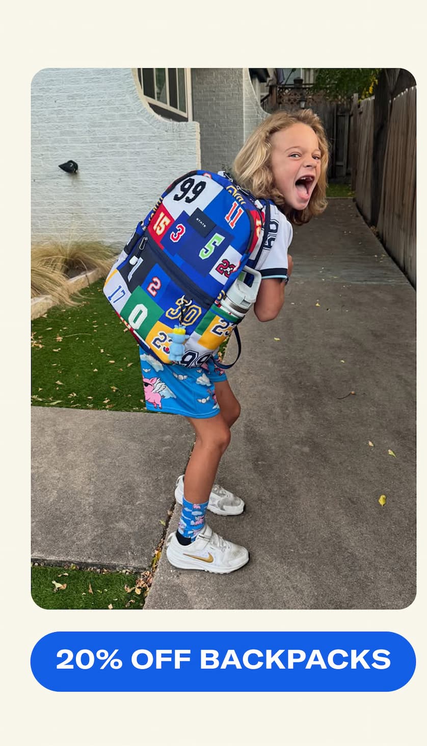 SHOP 20% OFF BACKPACKS
