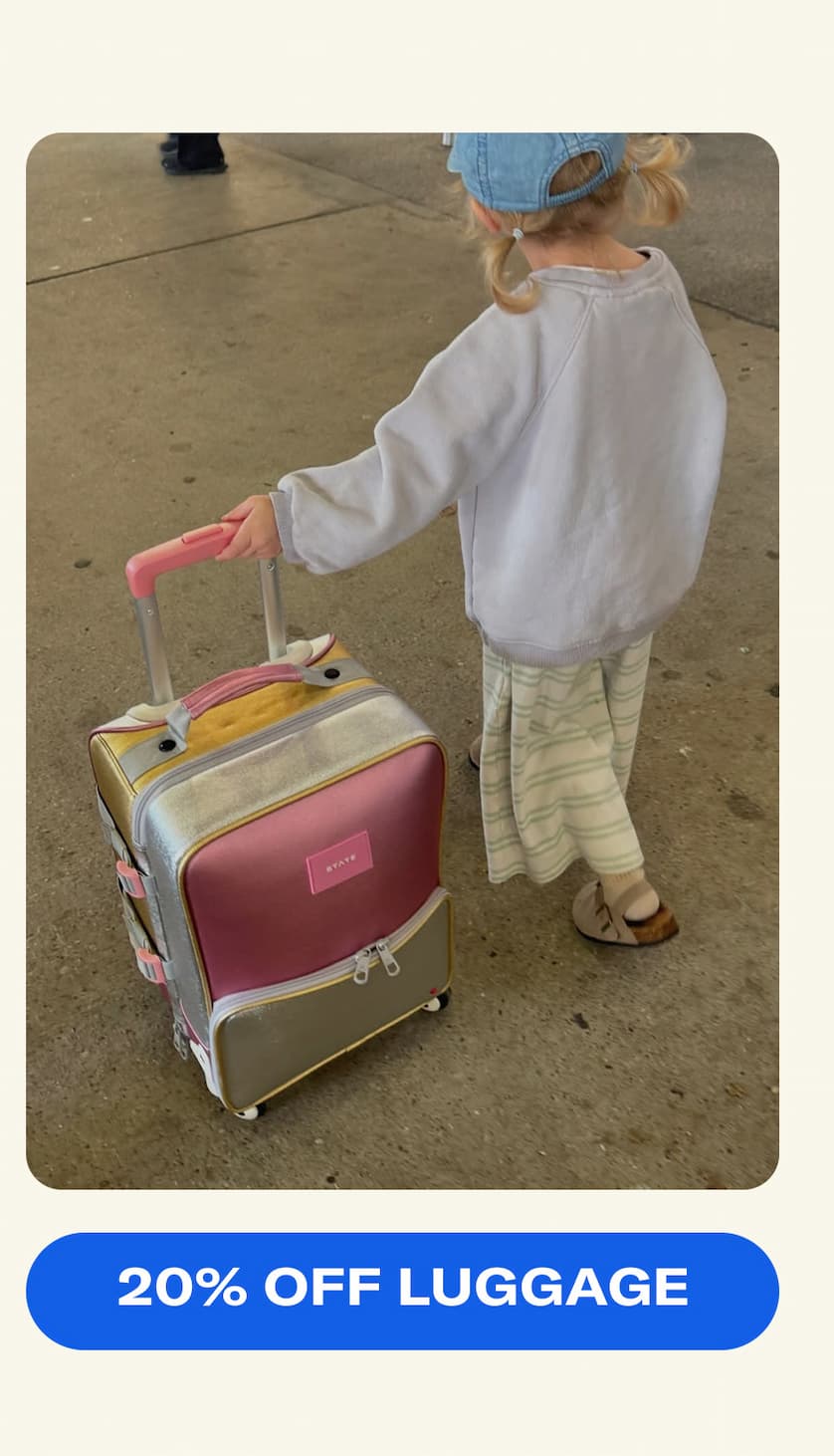 SHOP 20% OFF LUGGAGE